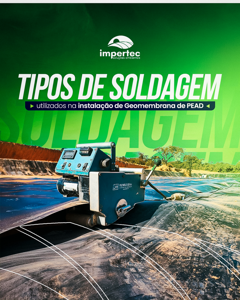 Tipos de Soldagem na Instalação de Geomembrana de PEAD